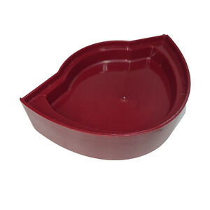 Keurig Coffee Maker Replacement Drip Tray Bottom Overflow Tank Rhubard Red